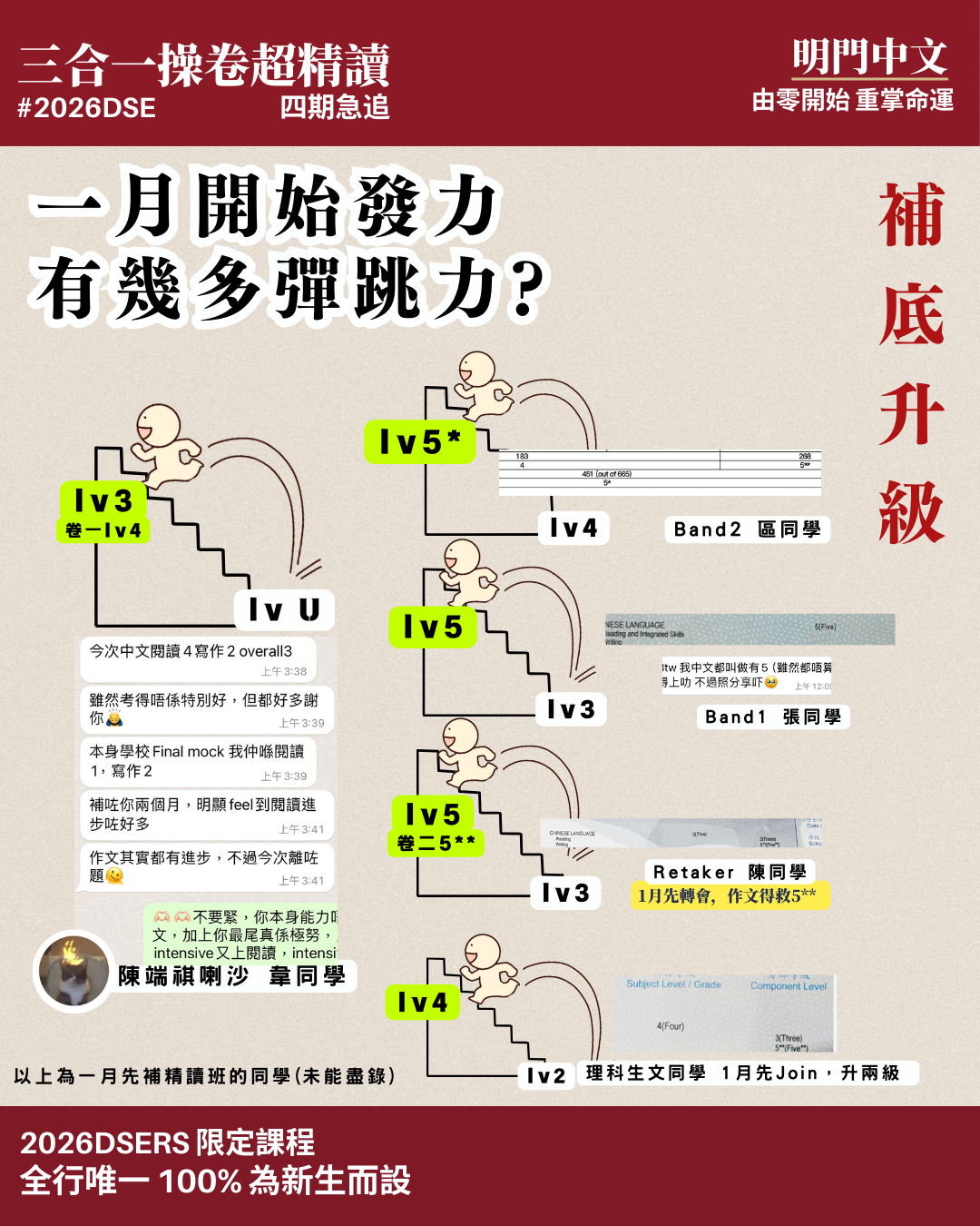 三合一超濃縮精讀課程｜明門中文DSE｜